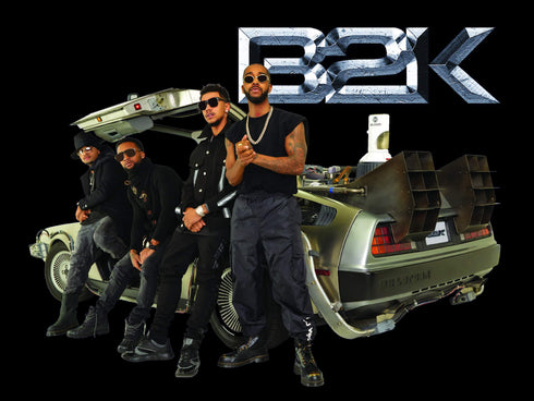 Limited Edition B2K Black Poster - Band with Delorean